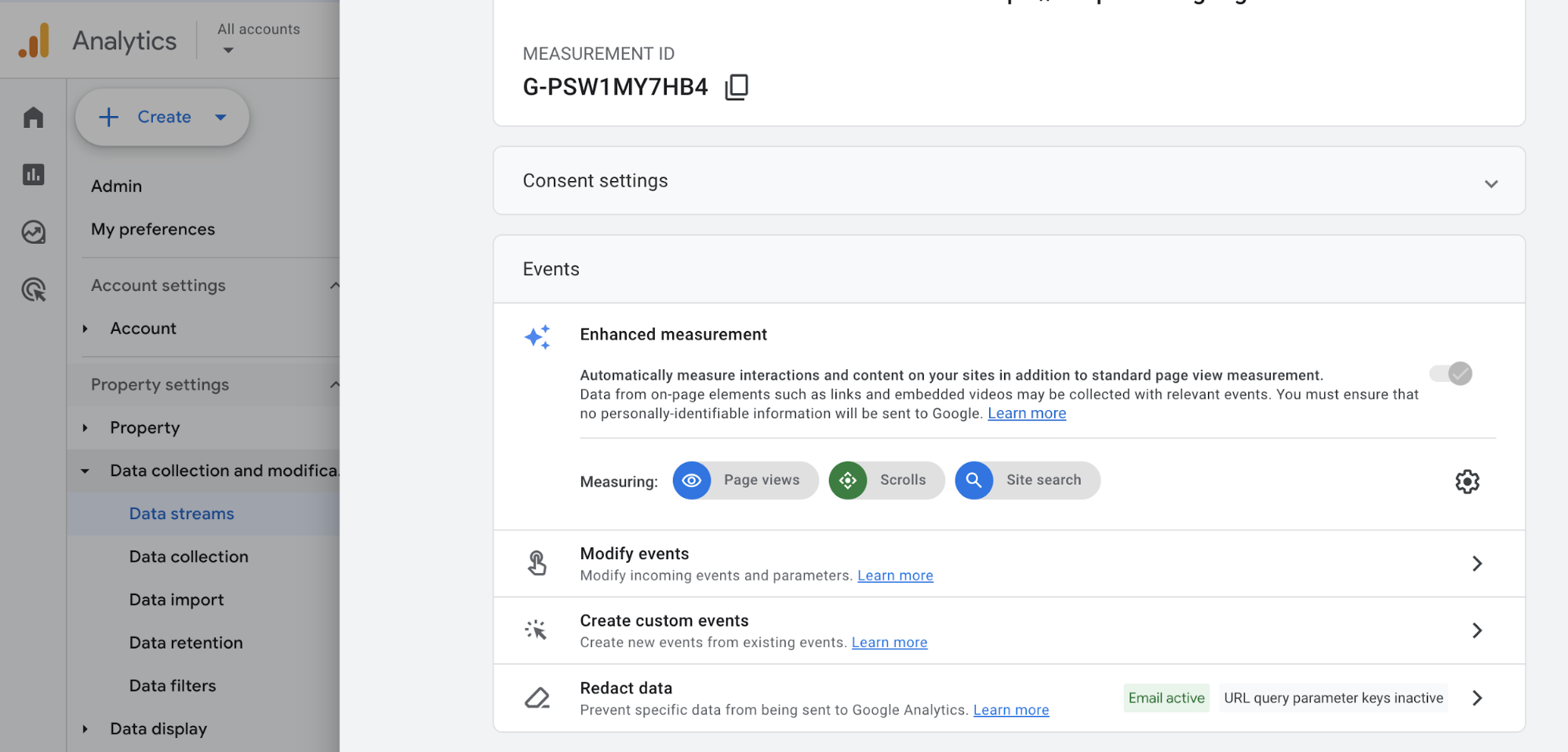 Configure Scroll depth in Google Analytics 4