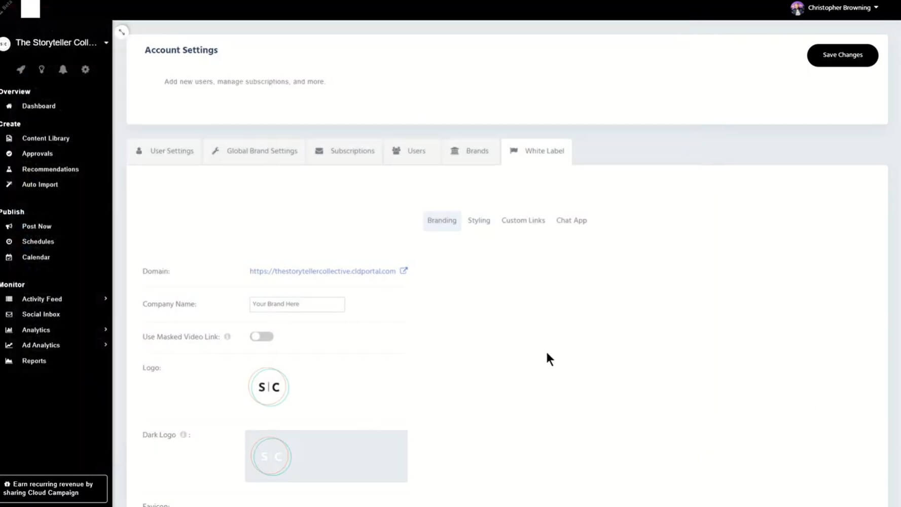 white label social media management