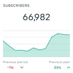 subscribers email report