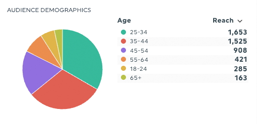 Audience demographics