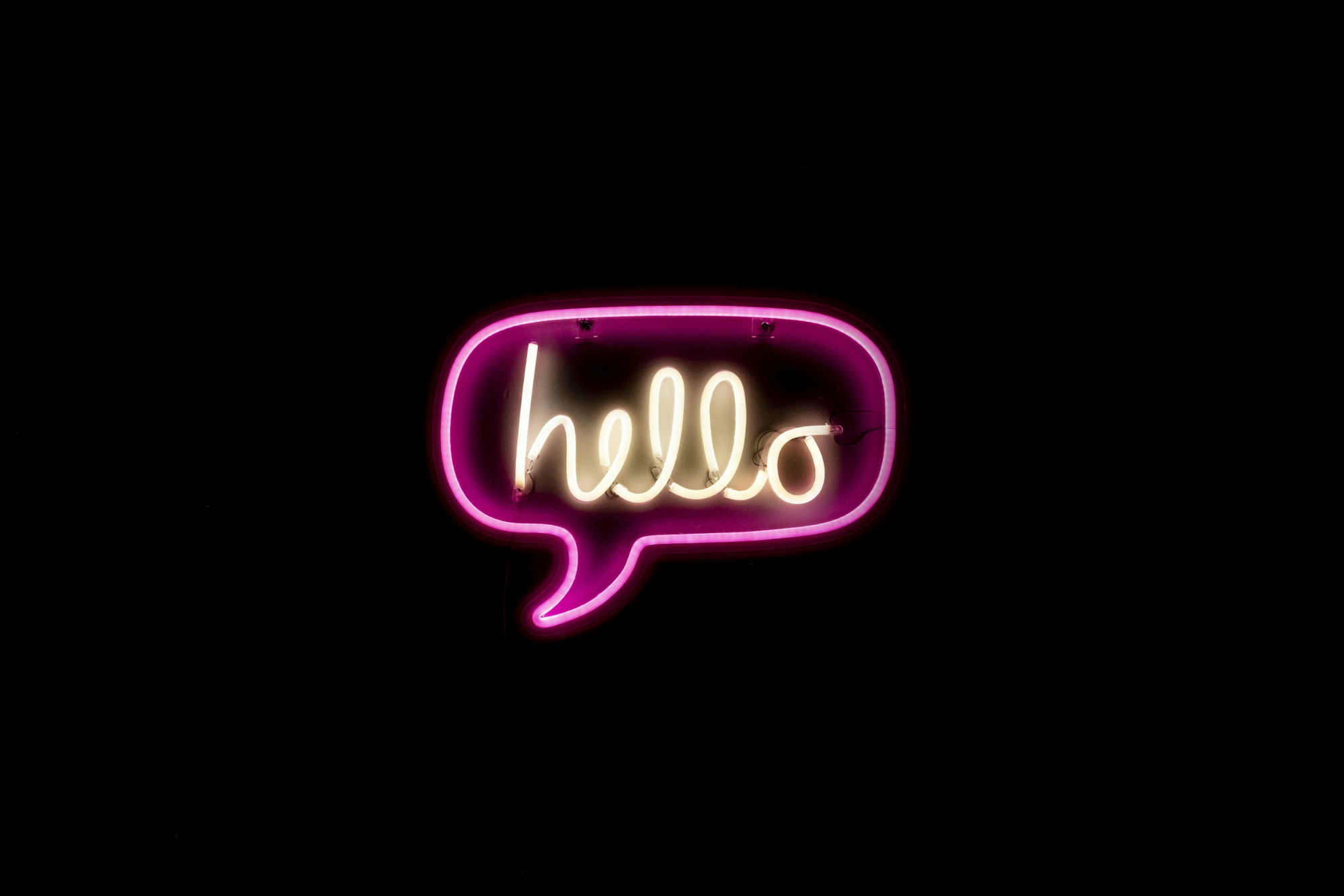 unsplash neon sign